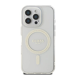 Guess Maroquinerie Guess Coque iPhone 16 Pro MagSafe - Transparent