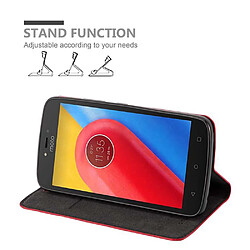 Avis Cadorabo Coque Motorola MOTO C Etui en Rouge