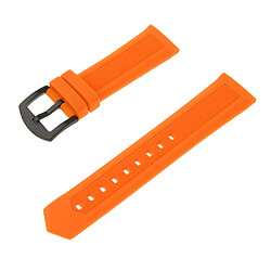 Acheter Sport de qualité supérieure en caoutchouc de silicone orange pour remplacer la bande de montre