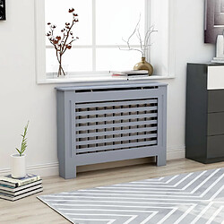 vidaXL Cache-radiateur anthracite 112x19x81,5 cm MDF 