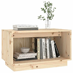 Maison Chic Meuble TV scandinave - Banc TV pour salon 60x35x35 cm Bois de pin massif -MN44616 pas cher