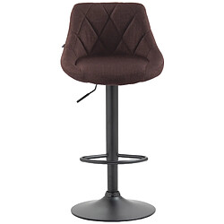 Avis Non Tabouret de bar Lazio tissu noir