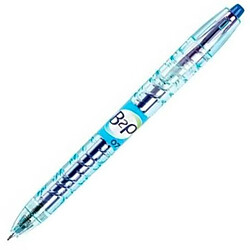 Stylo gel Pilot B2P 07 Rétractile Bleu 0,4 mm (10 Unités)