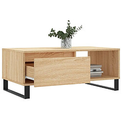 Acheter Maison Chic Table basse,Table Console Table d'appoint, Table pour salon Chêne sonoma 90x50x36,5 cm Bois d'ingénierie -MN38414