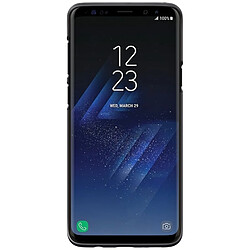 Wewoo Coque noir pour Samsung Galaxy S9 + Texture concave-convexe PC arrière de protection