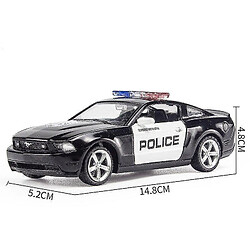 Universal 1:32 ALLOY CAR 2006 Ford Shelby Mustang GT350 Police Car Model 911 Modèles de voiture jouet en alliage Diecast Metal pas cher