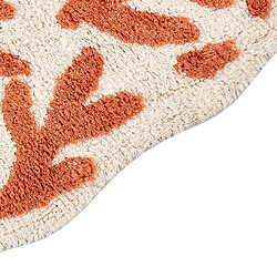 Acheter Beliani Tapis de bain 60 x 90 cm orange DERIK