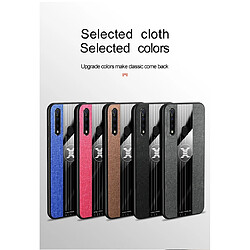 Wewoo Coque Souple Pour étui de protection TPU antichoc Vivo Z5X XINLI Stitching Cloth Noir pas cher