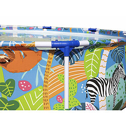 Acheter Bestway Piscine tubulaire ronde Jungle - Diam. 305 x H. 66 cm - Bleu