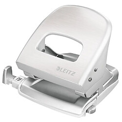 Esselte Perforateur de bureau 2 trous Leitz Style métal brossé blanc - capacité 30 feuilles