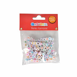 Paris Prix Lot de Perles Cubes Alphabet 12cm Multicolore