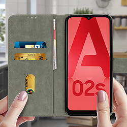 Avis Avizar Étui Samsung A02s Protection avec Porte-carte Fonction Support gris