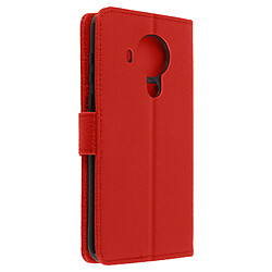 Avizar Housse Nokia 5.4 / 3.4 Porte-carte Fonction Support Vidéo Rouge