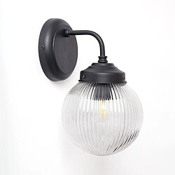 Avis Ledkia Lampe Murale Extérieure Verre Soma Noir