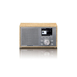 Lenco Radio DAB+/FM compacte et élégante avec Bluetooth® et caisson en bois DAR-017WH Bois