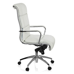 Avis Chaise de bureau / Fauteuil de direction GALESA cuir blanc hjh OFFICE