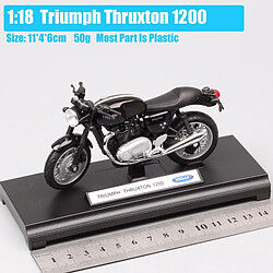 Universal 1/18 Échelle Récompense Vintage 1200 Café Course Vélo Moto Endurance Course Moto Modèle Moulé sous pression Réplique Jouet | Voiture Jouet Moulé sous pression(Le noir)