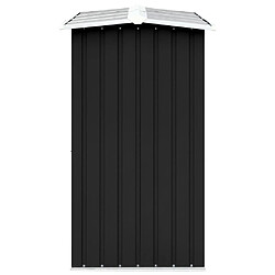 Avis vidaXL Abri de stockage à bois Acier galvanisé 330x92x153cm Anthracite