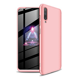 Wewoo Coque Rigide Étui pour PC à couverture intégrale à trois étages Galaxy A70 or rose