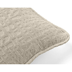 Bestmobilier Topaze - coussin - en tissu velours relief - 40x40 cm