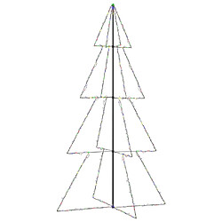 vidaXL Arbre de Noël cône 360 LED d'intérieur/d'extérieur 143x250 cm