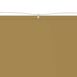 Maison Chic Auvent vertical de balcon | Store extérieur | Auvent solaire Beige 100x1000 cm Tissu oxford -GKD75390