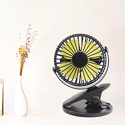 Mini Ventilateur Portatif Rotatif à 360 Degrés, Chargement USB de Bureau, Petit Ventilateur à Clip pas cher