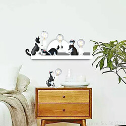 Acheter Universal Lampe de table en résine noire claire pour animaux nordiques salon chambre à coucher décoration Lampe de table pour animaux mini lumineuse |