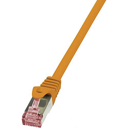 Avis LogiLink Câble patch, Cat. 6, S/FTP, 1 m, orange ()