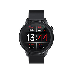 Chrono Montre connectée pour Hommes femmes avec montre sport moniteur de fréquence cardiaque et de Cycle menstruel, de température corporelle pour Android IOS-Noir1