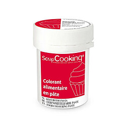 Scrapcooking Colorant alimentaire en pâte 20 g - Rouge coquelicot