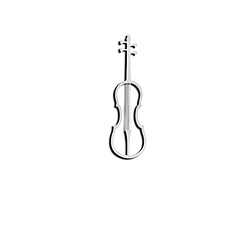 EPIKASA Décoration Murale en Métal Violon 1