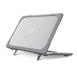 Avizar Coque Macbook Pro 13'' 2020 Protection Intégrale Rigide Contour Souple Gris