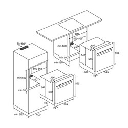 Avis Four intégrable multifonction 70l 60cm a catalyse inox - afc106ix - AIRLUX