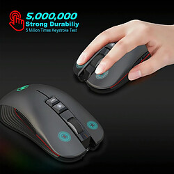 Acheter Yonis Souris Gaming Ergonomique Sans Fil Lumineuse