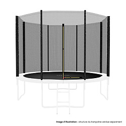 Jump4Fun Filet de sécurité extérieur Universel pour trampoline ø 10Ft, 8 Perches