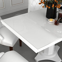 vidaXL Protecteur de table transparent 80x80 cm 2 mm PVC