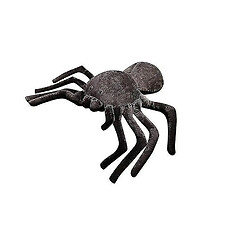 Universal Araignée noire mignonne en peluche de poupée hauteur molle en peluche en peluche (20 * 30cm)