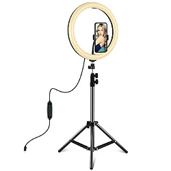 Yonis Ring Light LED 30cm Avec Trépied Ajustable