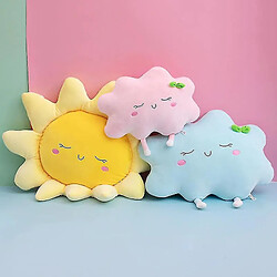 Universal 35 cm nuages bleus 1pc mignon soleil et nuage oreiller en peluche en peluche caisse douce nuage de soleil