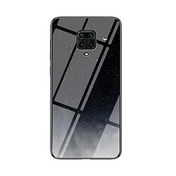 Coque en TPU hybride de ciel étoilé croissant de lune étoilé pour votre Xiaomi Redmi Note 9S