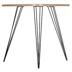 Atmosphera, Createur D'Interieur Table d'appoint design Neile - L. 69 x H. 60 cm - Noir