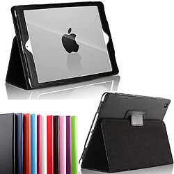 Xeptio Housse nouvel Apple iPad 9.7 2017 / iPad 9,7 2018 noire avec Stand - Etui coque