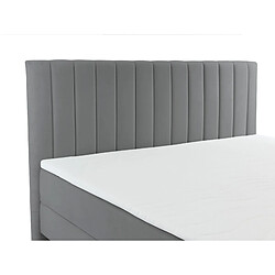 Acheter Bestmobilier Maria - lit boxspring - 160x200 - en velours - coffres et surmatelas inclus