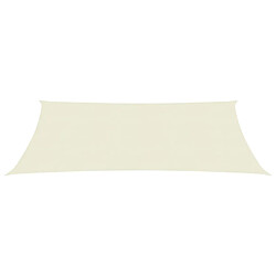 Helloshop26 Voile d'ombrage 160 g/m² crème 3,5 x 5 m pehd 02_0009077