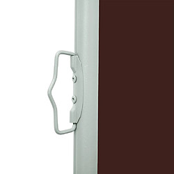 Avis vidaXL Auvent latéral rétractable de patio 160x600 cm Marron