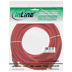 Câble patch, S-STP/PIMF, Cat.6, rouge, 10m, InLine®