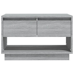 Acheter vidaXL Meuble TV sonoma gris 70x41x44 cm bois d'ingénierie