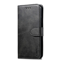 Wewoo Housse Coque Pour iPhone XR GUSSIM en cuir à rabat horizontal magnétique avec support et fentes cartes et portefeuille noir