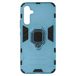 Avizar Coque pour Galaxy A34 5G Hybride Antichoc Bague Métallique Support bleu